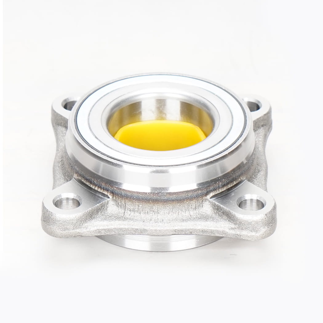 HANHUB 515040 ฮับล้อหน้าและชุดประกอบแบริ่งเข้ากันได้กับ GX460 GX470 4RUNNER FJ Cruiser Tacoma แทนที่ 54KWH01 DU5496-5 VKBA6906 713621240 R14118 2DUF054N-2GR 435700000000 43560-60010 90369-T0003 90366-T0061 FW194 4-HOLES